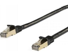 StarTech STARTECH.COM 5 m CAT6A- Ethernet - Kabelis - Juodas - RJ45- Ethernet - Kabelis - Snagless - STP- Kabelis - Kupfer - 10- Gbit Netzwerkkabel