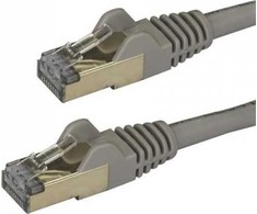 StarTech STARTECH.COM 7,5 m CAT6a kabelis - pilkas - RJ45 Ethernet kabelis - be užsegimo - STP - varinis laidas - 10 Gbit 6ASPAT750CMGR