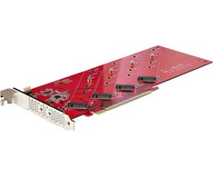 Startechcom „StarTech QUAD M.2 PCIE X16 SSD“ adapteris / su bifurkacija PCIE 4.0