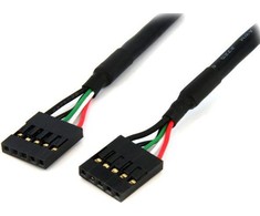 StarTech USB 5 pin - USB 5 pin, 0.5m, Juodas (UBINT5PIN)