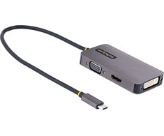 Stotis / replikatorius StarTech USB-C (118-USBC-HDMI-VGADVI)