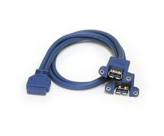 StarTech USB skambutis - USB atgal, mėlyna (USB3SPLAFHD)