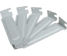 StarTech Žemo profilio žaliuzės Pilka - 5 vnt (PLATEBLANKLP)