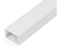 STARTECH.COM 1 m lipnus kabelių kanalas 19x11 mm PVC - grindjuostės/sienos kabelių kanalas - iki 12 kabelių - UL sertifikuotas