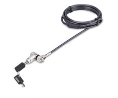Laikiklis „StarTech .com“ 25 vnt. universalus nešiojamas kompiuteris, 2 m ilgio, „Master Keyed Locking Cable“, kompiuterio apsauga, suderinama su „Noble Wedge“ / „Nano“ / „K-Slot“, apsauga nuo vagystės ir pjovimo – apsaugos kabelis, juoda ir sidabrinė – 2 m – zg