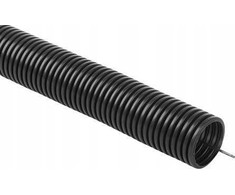 STASIŃSKI Lankstus gofruotas montavimo vamzdis, PVC vamzdis, UV, 320N, su 25/21 25m