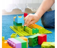 Statybinių blokelių rinkinys vaikams, 135 vnt