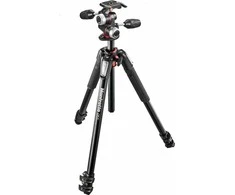 Manfrotto 055 Alu 3 sekcijų trikojo rinkinys (MF-055XPRO3-3W)