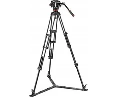 Daliniai - Manfrotto Twin Alu + galva 504X Stovo Sistema