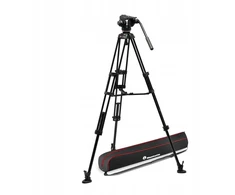 Statyw Manfrotto Rinkinys Twin Alu + głowica 502X (MVK502XTWINMA)