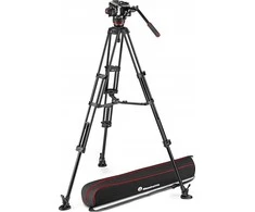 Dalys - Manfrotto Twin Alu + galvutė 504X Aliuminio rėmas ir galva