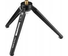 Trikojis stovas - Manfrotto stalinis stovas reguliuojamu aukščiu ir kampu juodas
