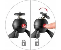 Manfrotto PIXI MII juoda plieno trikojis