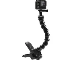 PULUZ laikiklis su spaustuku GOPRO, DJI Osmo Action, kitoms veiksmo kameroms