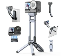 Ulanzi magnetinis mini trikojis su rankena Dji Osmo Action 6 Nano Arca-swiss / / Ma37 / Pilkas (SB11986)