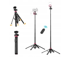 Statyw 149cm 1/4" + Magsafe Do Aparatu Na Telefonas + Pilot Ulanzi / Mt-44 M / Sku: S053 / Juodas
