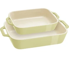 STAUB COOKING Rinkinys 2 stačiakampiai indai, šviesiai žali