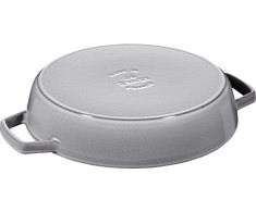 Staub Ketaus keptuvė su dviem rankenėlėmis - 26 cm, grafito