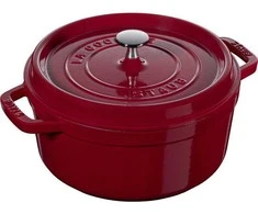 STAUB LA COCOTTE Ketaus puodas apvalus 3,85 ltr, bordo