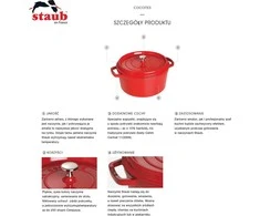 STAUB MINI COCOTTE Apvalus mini ketaus puodas 250 ml, juoda