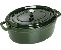 Puodas STAUB żeliwny owalny 6.7 ltr žalia universalus