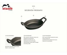 STAUB MINI COCOTTE Apvalus ketaus mini puodas, 250 ml, triufelis