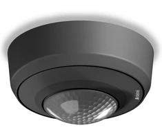 Steinel PD IR 4360-8 COM1 buvimo ir prieblandos jutiklis, montuojamas ant paviršiaus, IP54, apvalus, juodas