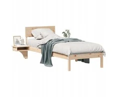 Lova Lovos rėmas Ruda 75 x 190 cm Kietos pušies mediena
