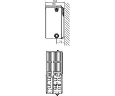 Stelrad Novello radiatorius tipas 33 600 x 500mm (Gr- ST- N- 33050)