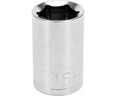 STHOR NASADKA SZEŚCIOKĄTNA 1/2" KRÓTKA 15mm