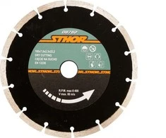 STHOR deimantinis peilis 125 x 22,2 mm segmentuotas 08781