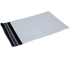 BNT Siuntimo maišeliai 340 x 420 mm balti, PE, 100 % perdirbto plastiko - (100 vnt.)
