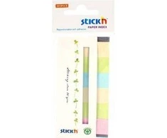 Popieriniai žymekliai StickN 21599, 6 spalvos po 30 lapelių, 45x15mm