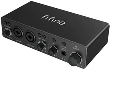 Stiprintuvas słuchawkowy Fifine Interfejs audio (juoda) (Ampli3)