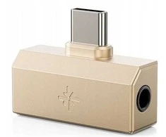 FiiO x SNOWSKY Tiny B ausinių stiprintuvas - auksinis - Ausinių stiprintuvas su DAC (3,5 mm + 4,4 mm prievadas)