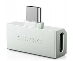 „FiiO x SNOWSKY Tiny A“ ausinių stiprintuvas – sidabrinis – ausinių stiprintuvas su DAC (USB-C + 3,5 mm prievadas)