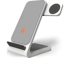 STM ChargeTree Swing 3-in-1 įkrovimo stotelė for Phone, AirPods, Apple Watch - baltos spalvos
