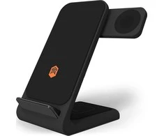 STM ChargeTree Swing 3-in-1 įkrovimo stotelė for Phone, AirPods, Apple Watch - juodos spalvos