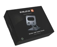 Evelatus D68 Universālais 360° Tabletes Stends Turētājs Alumīnija Sudraba