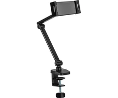 Stojak InLine® planšetinio kompiuterio laikiklis su stalo spaustuku, iki 12,9" juodas