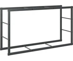Malkų lentyna Juoda 110x30x61 cm Plienas