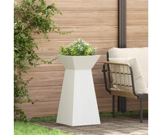 Stulpinis sodinukas 2 pcs Balta 35 x 35 x 73 cm