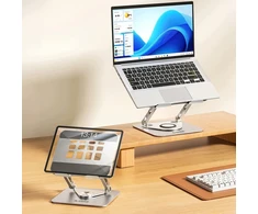 Orico Podstawka pod tablet 12,9'', obrotowa, regulowana, na biurko, aluminiowa