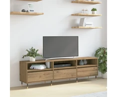TV staliukas Televizoriaus spintelė 150 x 30 x 45 cm Amatininkų ąžuolas