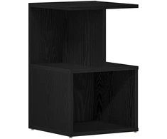 Šalia lovos spintelė 2 pcs Juodas ąžuolas 35 x 35 x 55 cm