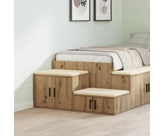 Oppbevaringsskap 2 pcs Amatininkų ąžuolas 103 x 41 x 40 cm