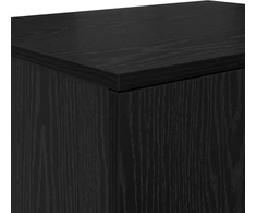 Oppbevaringsskap 2 pcs Juodas ąžuolas 127 x 41 x 40 cm