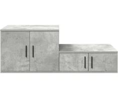 Oppbevaringsskap 2 vnt. Betono pilka 108 x 41 x 40 cm