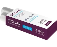 „Stollar VacuumFresh SAT65“ vakuuminio pakavimo ritinėliai - 28 cm x 6 m, 2 vnt.