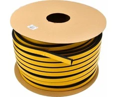 Sanok Sandarinimo juosta D profilio 21x15mm Juoda 50m